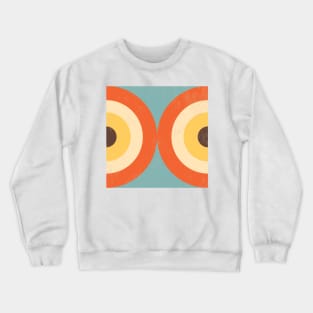 Mid Century Modern 70s Style Retro Crewneck Sweatshirt